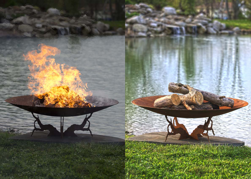 Lakeside Fire Pit Idea