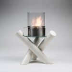 15 Bio Ethanol Fireplaces with Geometric Designs